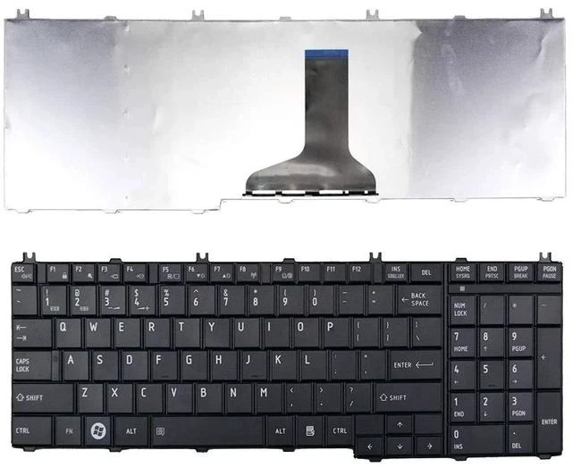 Main image of Laptop Replacement Keyboard for Toshiba Satellite C650 C650D C655 C655D C660 C660D C665 C665D L550 L550D L650 L650D L655 L655D L670 L670D L675 L675D L770 L750D L755 B350 Series US Layout