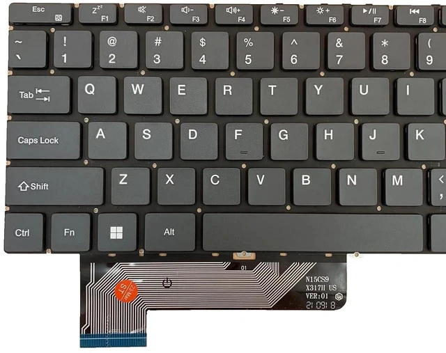 Alt view image 2 of 4 - Laptop Replacement US Layout Keyboard for Gateway 15 GWTN156-1 GWTN156-1BK GWTN156 15.6" GWTN156-4 GWTN156-5 GWTN156-5BL GWTN156-7 GWTN156-9 GWTN156-12 12GR N15CS9 MB3661028 Grey