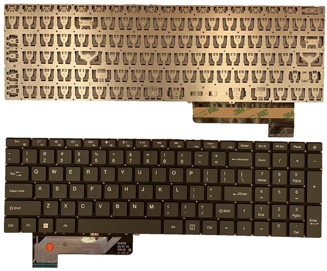 Alt view image 3 of 4 - Laptop Replacement US Layout Keyboard for Gateway 15 GWTN156-1 GWTN156-1BK GWTN156 15.6" GWTN156-4 GWTN156-5 GWTN156-5BL GWTN156-7 GWTN156-9 GWTN156-12 12GR N15CS9 MB3661028 Grey