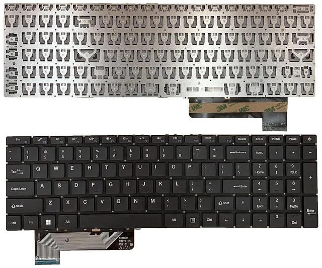 Alt view image 2 of 5 - Laptop Replacement US Layout Keyboard for Gateway 15 GWTN156 15.6" GWTN156-1 GWTN156-4 GWTN156-5 GWTN156-7 GWTN156-9 GWNC31514-BK GWTN156-7BL GWTN156-7GR 7PR GWTN156-9BK GWTN156-4BL