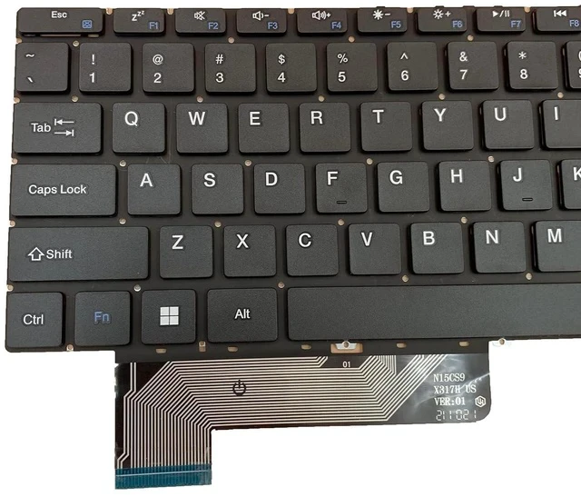 Alt view image 3 of 5 - Laptop Replacement US Layout Keyboard for Gateway 15 GWTN156 15.6" GWTN156-1 GWTN156-4 GWTN156-5 GWTN156-7 GWTN156-9 GWNC31514-BK GWTN156-7BL GWTN156-7GR 7PR GWTN156-9BK GWTN156-4BL