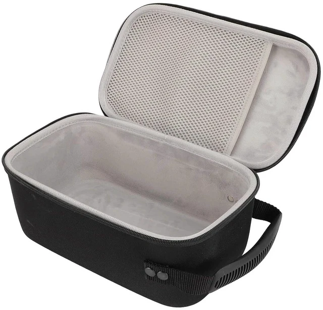 Alt view image 3 of 7 - Protective Carrying Case for Bluetooth Speaker | Hard Travel Case with Handle for Portable Wireless Speaker Made of Nylon EVA