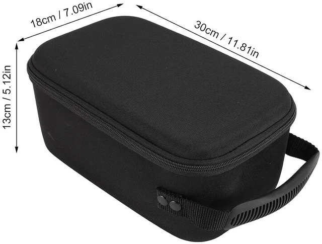Alt view image 7 of 7 - Protective Carrying Case for Bluetooth Speaker | Hard Travel Case with Handle for Portable Wireless Speaker Made of Nylon EVA