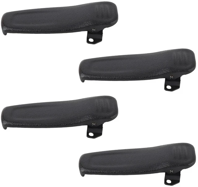 Alt view image 2 of 6 - 4 Pcs Radio Belt Clamp/Holder Replacement, Heavy Duty ABS Belt Clamp/Holder for HYT TC-610-508 -700-780, Secure &
