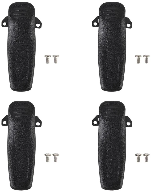 Alt view image 5 of 6 - 4 Pcs Radio Belt Clamp/Holder Replacement, Heavy Duty ABS Belt Clamp/Holder for HYT TC-610-508 -700-780, Secure &
