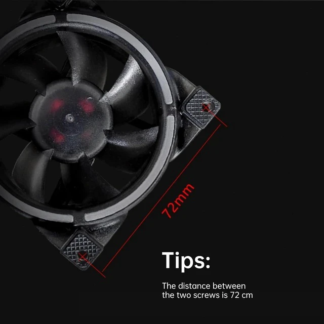 Alt view image 6 of 7 - 80mm PWM Case Fan,LAISANIM 5V 7 Blades PC Case Fan for Radiator/CPU Cooler/Computer Case, Premium Quiet Fan, Intelligent Temperature Control 8002500RPM