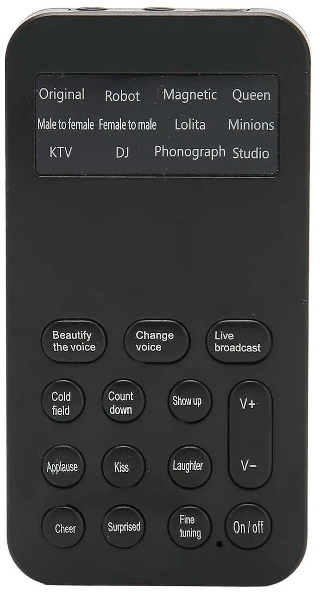 Main image of Ghostface Voice Changer, Handheld Microphone Voice Changer, Voice Changer Device, with 8 Sound Effects, for Phone Calling Gaming (Bewinnerygektwg7h0)