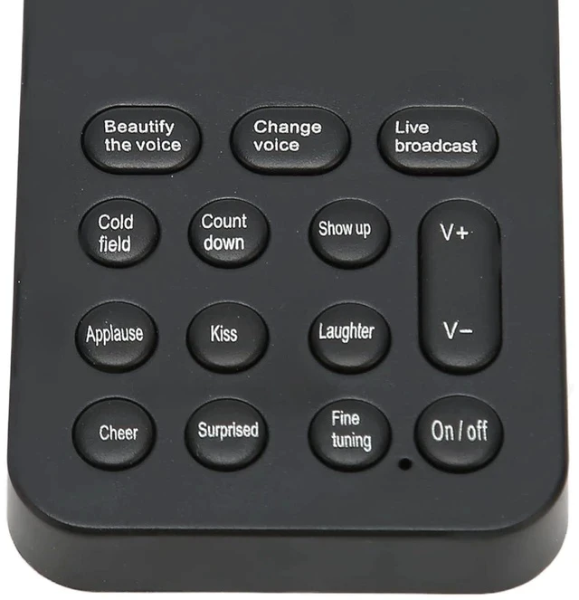 Alt view image 7 of 7 - Ghostface Voice Changer, Handheld Microphone Voice Changer, Voice Changer Device, with 8 Sound Effects, for Phone Calling Gaming (Bewinnerygektwg7h0)