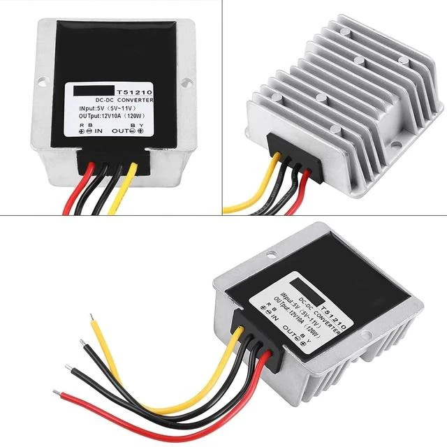 Alt view image 5 of 6 - IP67 Boost Converter | 5V to 12V 10A 120W Step Up Power Module with Circuit Protection