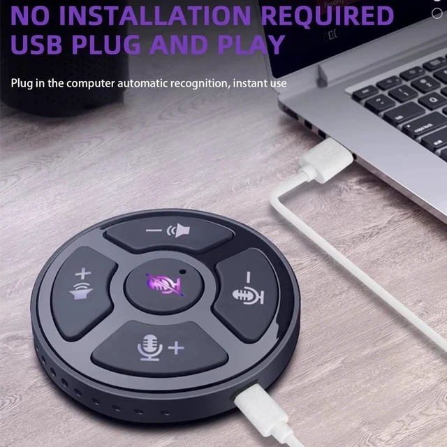 Alt view image 3 of 4 - GAM-UM10 Omnidirectional USB Desktop Microphone Plug-and-Play, 360° Pickup, for Conference / Laptop / Live Streaming / Gaming / Recording