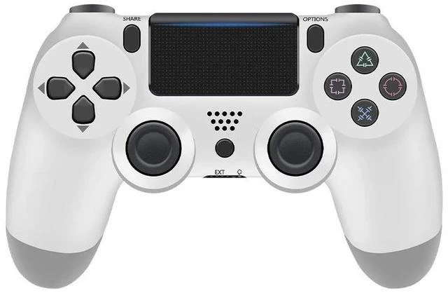 Main image of Wireless Bluetooth P4 Gamepad with Dual Vibration and 6-Axis Gyro Compatible with PS4/PS4 Slim/Pro and PC, Ergonomic Controller for Gaming