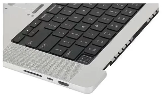 Alt view image 3 of 5 - NEW replacement part Assembly Top case Palmrest US Keyboard Silver for MacBook Pro 16" A2485 2021