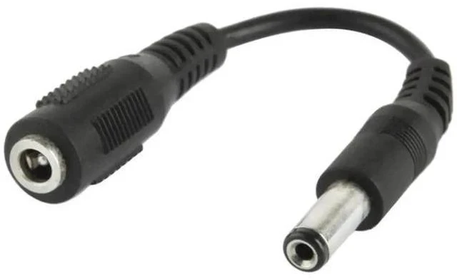Alt view image 2 of 4 - 12cm DC Power Adapter Cable, 5.5x2.5mm Male Barrel Plug to 3.5mm Female Jack Converter Cord