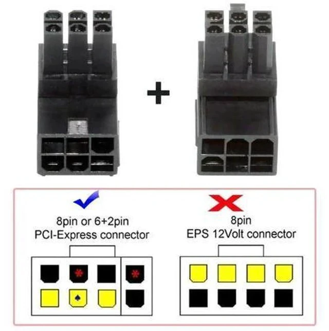 Alt view image 5 of 7 - 2 Pack 90 Degree ATX 6Pin GPU Power Adapter, Angled Graphics Card Power Connector