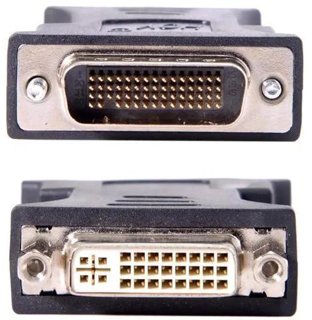 Alt view image 3 of 5 - LFH DMS-59 Male to DVI 24+5 Female Adapter, DMS59 to DVI Digital Video Extension Converter for Desktop PC Graphics Card Multi-Monitor Setup