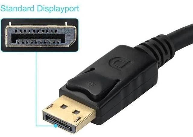 Alt view image 5 of 7 - Black 20Pin DisplayPort Male to 15Pin VGA Female Adapter, 1080P DP to VGA Converter for MacBook ThinkPad PC Laptop Monitor Projector