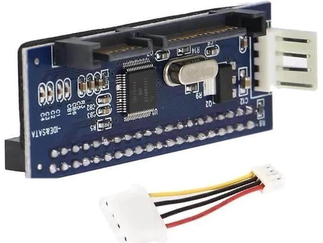 Main image of 3.5" IDE/PATA to SATA Converter Card, 40Pin IDE Hard Drive & Optical Disk Adapter for SATA 7Pin Motherboard Connection