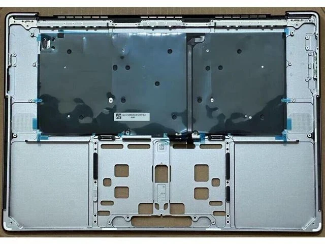 Alt view image 2 of 3 - Replacement part NEW Gray Top case Palmrest US Keyboard Space for MacBook Pro 16" A,2485 2021
