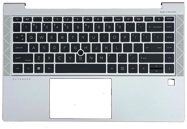 Alt view image 2 of 7 - M07089-001 M36310-001 Replacement for HP Elitebook 840 G8 Laptop Upper case Palmrest Assembly Part with Non-Backlit US Keyboard Silver