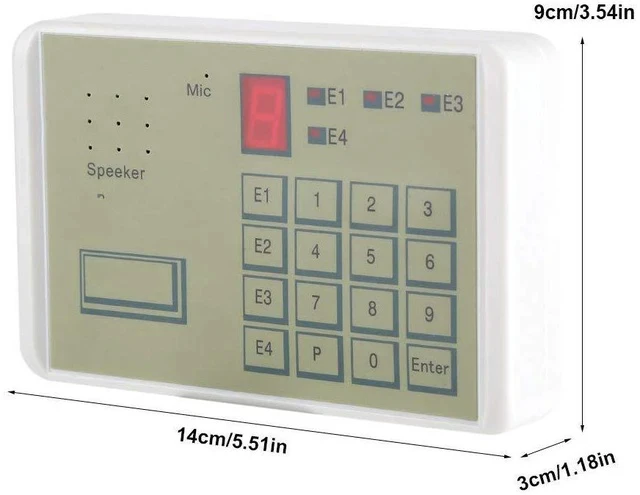 Alt view image 5 of 6 - Telephone Voice Dialer, Wired Telephone Voice Auto-dialer Burglar Security House Alarm System for Home Office Security, Telephone Dialer Alarm Dialer Put All-Round Automatic