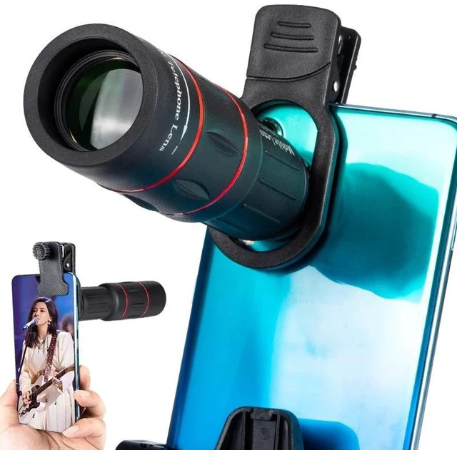 Alt view image 4 of 6 - 64x High-Power Phone Telephoto Lens HD Concert Camera Telescope, Portable External Lens for Mobile Photography, Zoom in for Stage Close-ups