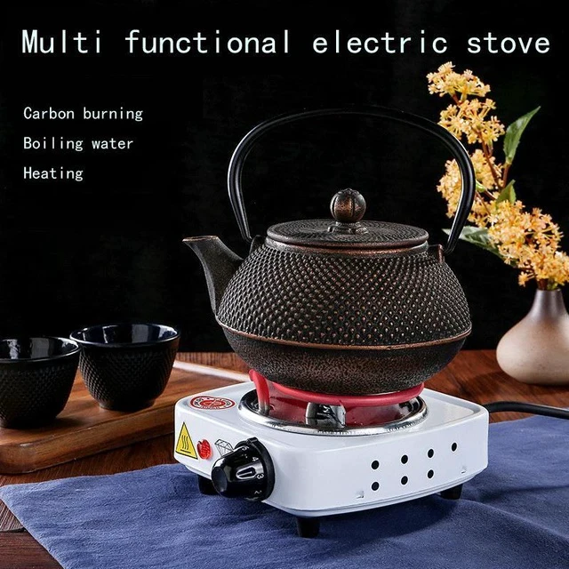 Alt view image 2 of 7 - 110V US Standard Multifunctional Electric Hot Plate Portable Mini Electric Stove for Home, Office, Tea/Coffee Making
