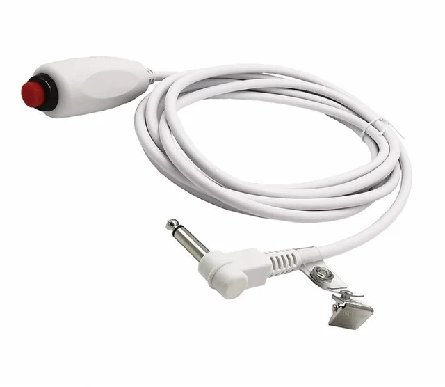 Alt view image 6 of 7 - 6.35mm Nurse Call Emergency Button Cable Waterproof Patient Call Cord, Nurse Call System Replacement Line for Hospitals / Nursing Homes - 3m