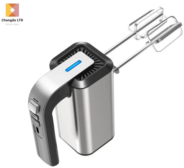 Alt view image 2 of 5 - Powerful 800W Hand Mixer with 5 Speeds Electric Handheld Whisk for Cream, Batter & Dough, Baking & Cooking Kitchen Tool