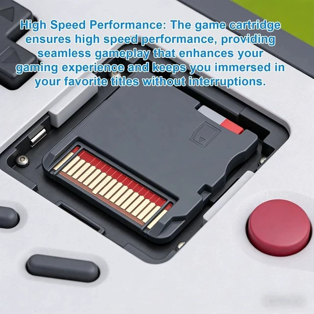 Alt view image 2 of 7 - Game Card, Built in 7800 Games Compatible with Multiple Consoles, with Chinese Interface and Quick Save, for 3DS 2DS GBA GBC FC MD GB