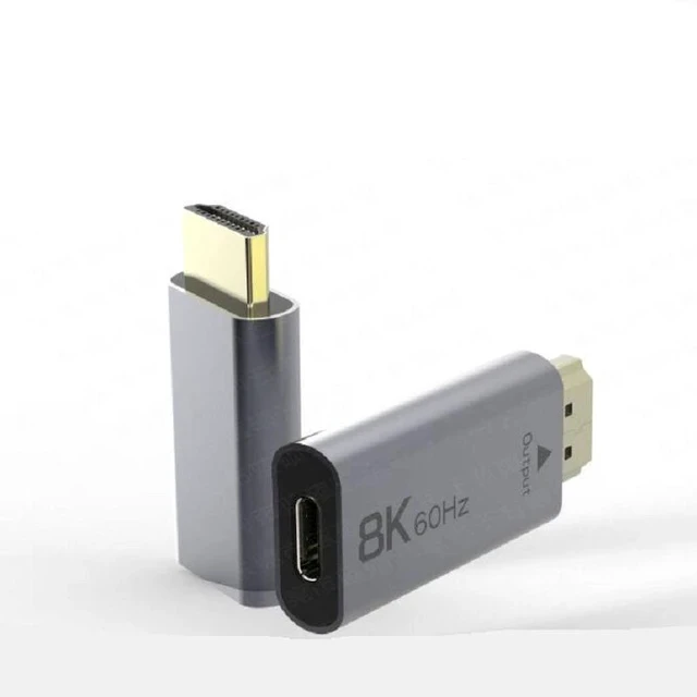 Alt view image 6 of 6 - USB-C Female to HDMI Male Adapter 8K@60Hz 4K@120Hz, Type-C to HDMI Converter, SyncMOS 7100 Chipset, 8K Display Adapter for PC / Laptop / Tablet