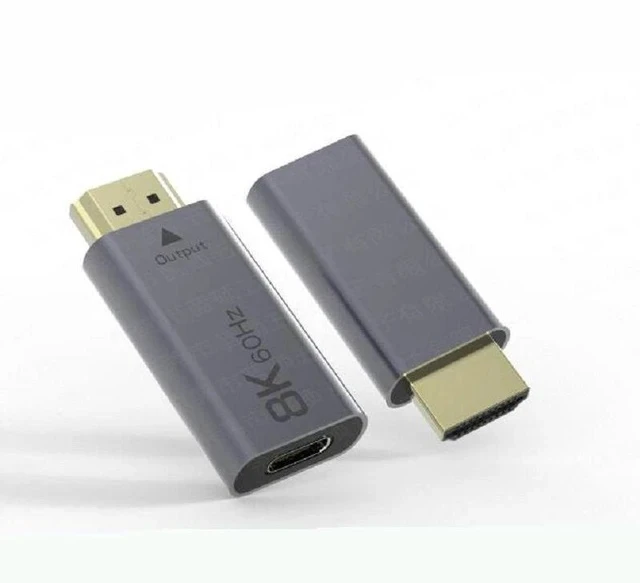 Alt view image 5 of 6 - USB-C Female to HDMI Male Adapter 8K@60Hz 4K@120Hz, Type-C to HDMI Converter, SyncMOS 7100 Chipset, 8K Display Adapter for PC / Laptop / Tablet