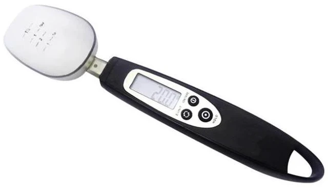 Main image of High-Precision Electronic Measuring Spoon Scale Digital Kitchen Spoon Scale for Baking, Herbs, Food, Medicine Weighing, LCD Display, Tare Function, Auto Shut-off