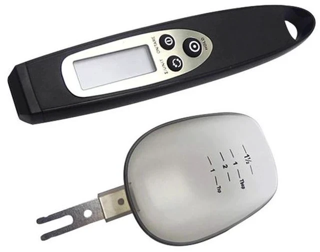 Alt view image 4 of 4 - High-Precision Electronic Measuring Spoon Scale Digital Kitchen Spoon Scale for Baking, Herbs, Food, Medicine Weighing, LCD Display, Tare Function, Auto Shut-off