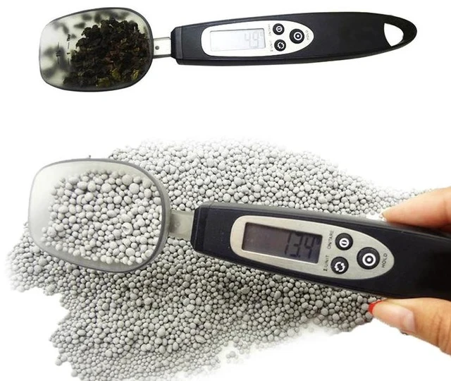 Alt view image 3 of 4 - High-Precision Electronic Measuring Spoon Scale Digital Kitchen Spoon Scale for Baking, Herbs, Food, Medicine Weighing, LCD Display, Tare Function, Auto Shut-off