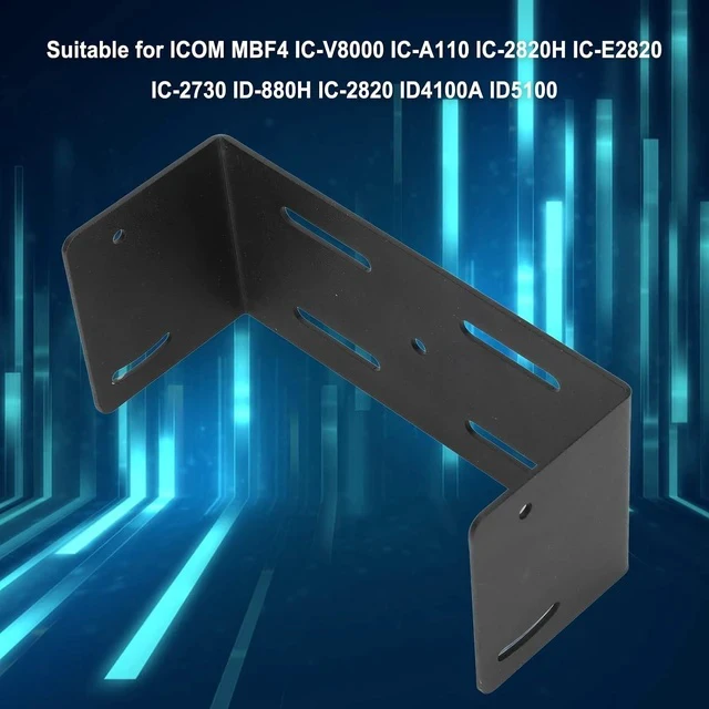 Alt view image 2 of 7 - Universal Metal Radio Mounting Bracket for MBF4 IC-2730 ID-4100 with Easy Installation