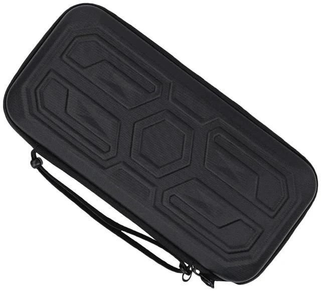 Main image of Portable 2 Console Case | Hard PU Shell Shockproof Storage Bag with 10 Game Card Slots, Accessories Compartment, Double Zippers for Travel