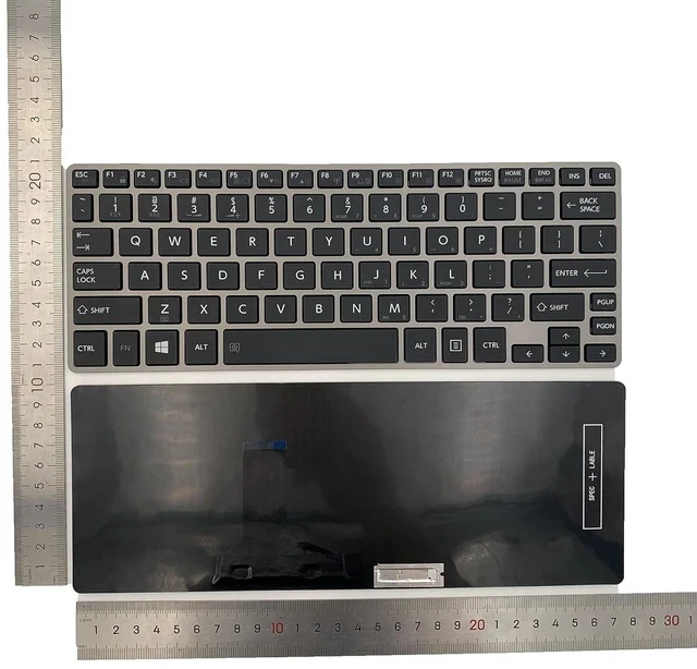 Alt view image 2 of 6 - Laptop Replacement Keyboard for Toshiba Portege Z30 Z30T A B C Z30-A Z30t-A Z30T-A1310 Z30-A1302 Z30-C Z30T-C Z30-B Z30T-B Without Pointing Without Backlight