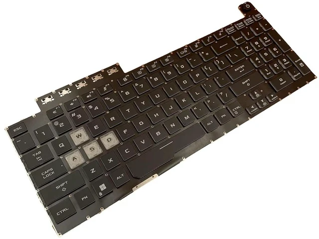 Alt view image 5 of 5 - Laptop Replacement US Layout RGB Colorful Backlight Keyboard for ASUS TUF Gaming 8 F15 FX506 FA506 FA506II FX506H FA506Q FX506L FA506H F17 FX706 FX706L FA706U FX706U FA706 661VUS00
