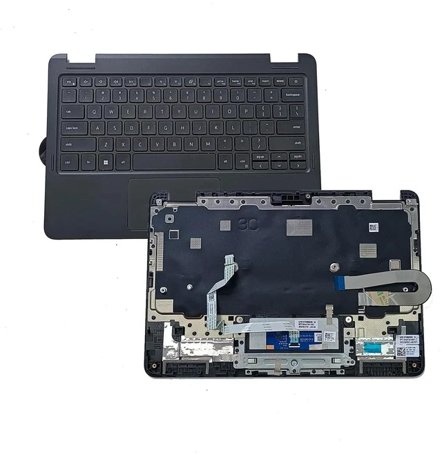 Alt view image 3 of 7 - Replacement for Dell Latitude 3140 E3140 Laptop Upper Top Cover Case Palmrest Not-Backlit US Keyboard Touchpad Assembly Part 04TGRH 4TGRH