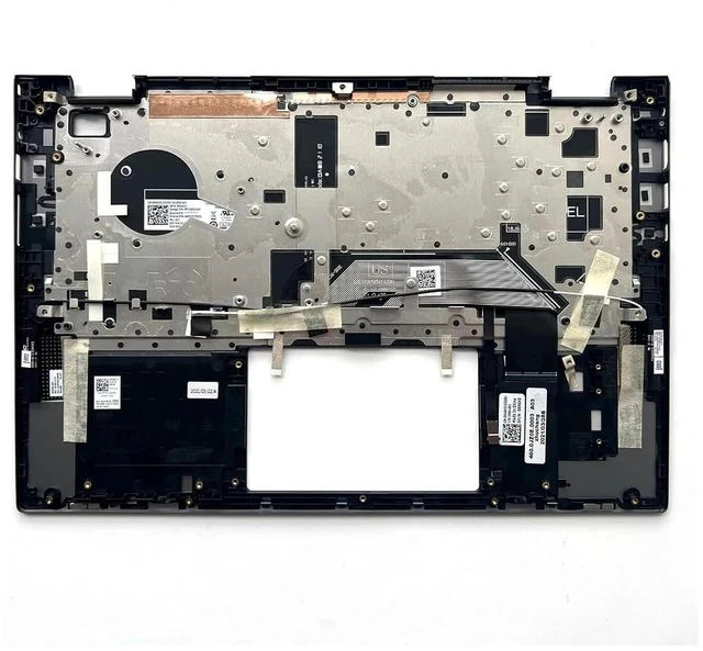 Alt view image 2 of 7 - 0X46H3 X46H3 Replacement for Dell Inspiron 14 5406 5400 2-in-1 P126G Laptop Upper Top Cover Case Palmrest US Keyboard Assembly Part
