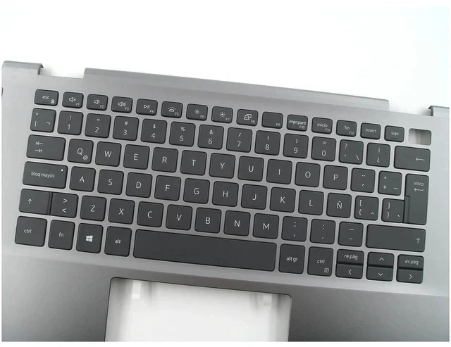 Alt view image 5 of 7 - 0X46H3 X46H3 Replacement for Dell Inspiron 14 5406 5400 2-in-1 P126G Laptop Upper Top Cover Case Palmrest US Keyboard Assembly Part