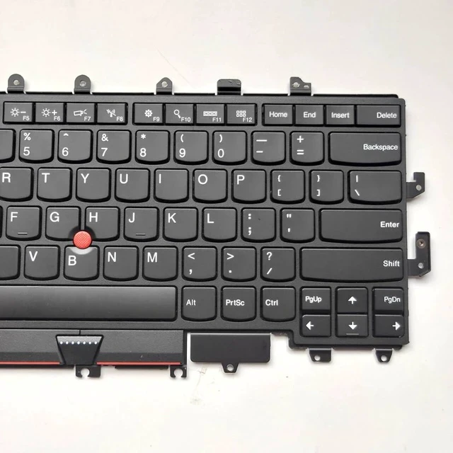 Alt view image 5 of 7 - Laptop Replacement US Layout with Backlight with Pointer Keyboard for Lenovo ThinkPad X1 Yoga 1st gen 20FQ 20FR 2016 Black Frame 000PA054 00PA042 NSK-Z80BW SN20H34910 SN20H34951