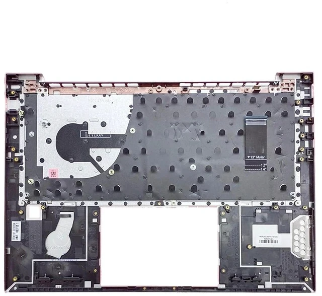 Alt view image 2 of 7 - N09057-001 N14788-001 Replacement for HP EliteBook X360 840 845 G9 Laptop Upper Top Cover Case Palmrest Not-Backlit US Keyboard Assembly Part Silver