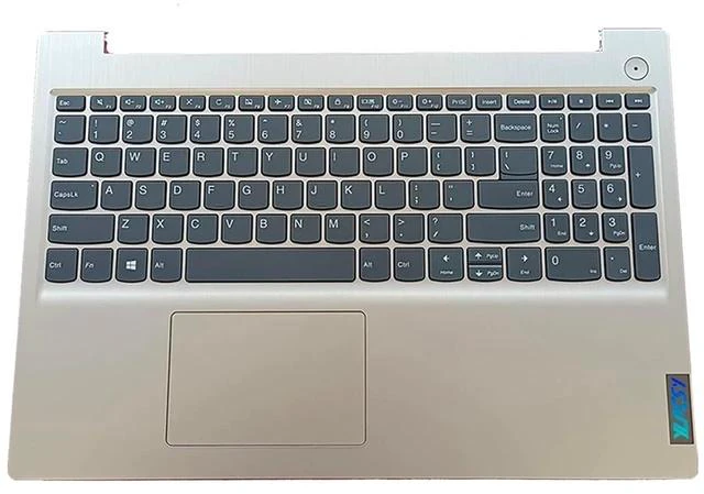 Main image of Replacement for Lenovo ideapad 3-15IIL05 81WE 3-15ITL05 81X8 Laptop Upper Top Cover Case Palmrest Not-Backlight Keyboard Touchpad Assembly Part SBB0X77935 5CB0X57656 5CB1D03627 Gold