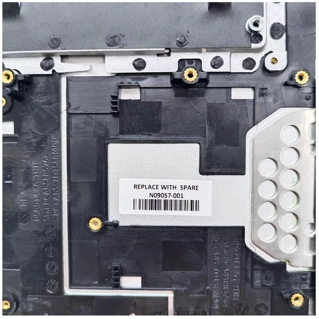 Alt view image 7 of 7 - N09057-001 N14788-001 Replacement for HP EliteBook X360 840 845 G9 Laptop Upper Top Cover Case Palmrest Not-Backlit US Keyboard Assembly Part Silver