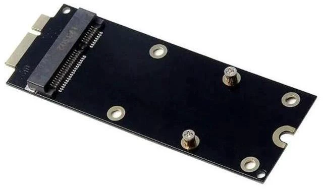 Main image of mSATA Mini PCIe SATA SSD to 7+17Pin Adapter Card, 2012 MacBook Proprietary SSD Converter Compatible with A1425 A1398 MC975 MC976
