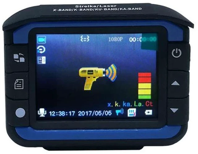 Alt view image 2 of 7 - VG3 Radar Detector & Dash Cam 2-in-1 Vehicle Radar with Multi-Language Voice Alerts for Speed / Red Light / Road Safety Alerts