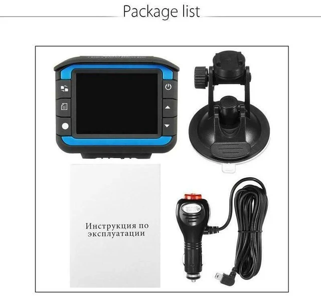 Alt view image 7 of 7 - VG3 Radar Detector & Dash Cam 2-in-1 Vehicle Radar with Multi-Language Voice Alerts for Speed / Red Light / Road Safety Alerts