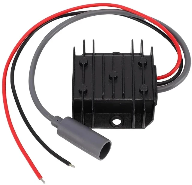 Alt view image 5 of 7 - 12V to 30V 3.5A 105W DC Step Up Converter, IP68 Boost Power Supply Cable with 16AWG Wires for Satellite Dish, Cars, Trucks, RVs, Boats Battery Pack