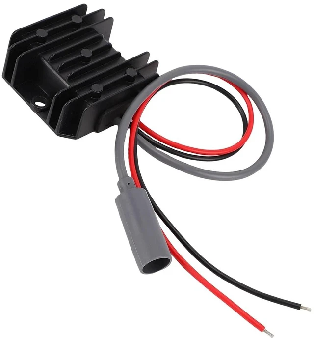 Alt view image 6 of 7 - 12V to 30V 3.5A 105W DC Step Up Converter, IP68 Boost Power Supply Cable with 16AWG Wires for Satellite Dish, Cars, Trucks, RVs, Boats Battery Pack